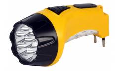 Фонарь SmartBuy аккумуляторый светодиодный 7+8 Led желтый