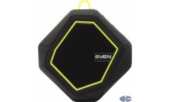 Беспроводная (bluetooth) акустика Sven PS-77 Wateproof (IPx5) Черно-желтая