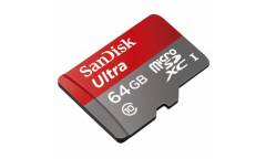 Карта памяти SanDisk MicroSDXC 64GB Class 10 UHS-I Ultra Imaging (48Mb/s)+adapter