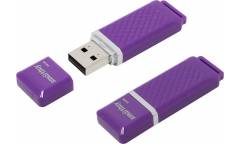 USB флэш-накопитель 64GB SmartBuy Quartz series фиолетовый USB2.0
