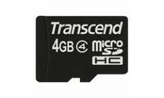 Карта памяти Transcend MicroSDHC 4GB Class 4