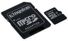 Карта памяти Kingston MicroSDHC  32GB Class 10 UHS-I (45MB/s) + adapter
