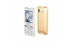 Мобильный телефон Maxvi P15 white-gold