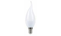 Светодиодная (LED) Свеча на ветру матовая Лампа Smartbuy-C37-07W/4000/E14 (SBL-C37Tip-07-40K-E14)