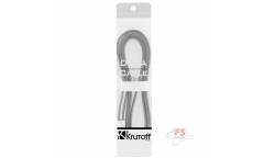 Кабель USB Krutoff для iPhone 5/5C/5S с магнитом (1m) серый в коробке