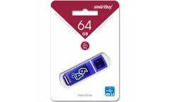 USB флэш-накопитель 64GB SmartBuy Glossy series темно-синий USB3.0