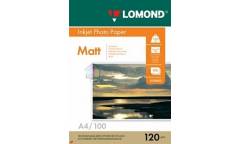 Фотобумага Lomond матовая А4 90 г/м2 100 листов односторонняя  (0102001)