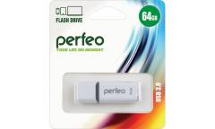 USB флэш-накопитель 64GB Perfeo C12 белый USB3.0