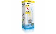 Светодиодная (LED) Лампа FIL (прозрачная) Smartbuy-C37-07W/3000/E27