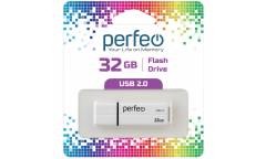 USB флэш-накопитель 32GB Perfeo C01G2 белый USB2.0