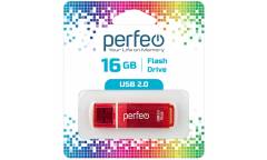 USB флэш-накопитель 16GB Perfeo C13 красный USB2.0