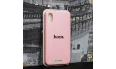 Силиконовый чехол HOCO PURE Series для iPhone X Rose Pink