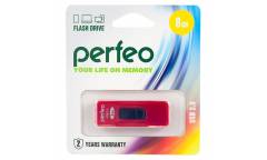USB флэш-накопитель 8GB Perfeo S04 красный USB2.0