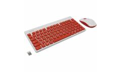 Клавиатура+мышь Smartbuy Wireless 220349AG красно-белый