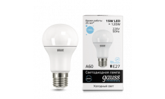 Лампа светодиодная GAUSS _A60_12W/4100K_E27 _Стандарт