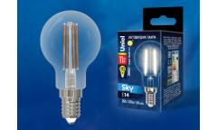 Светодиодная (LED) Лампа FIL (прозрачная) Uniel LED-G45-11W/3000K/E14/CL шар прозр