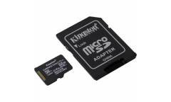 MicroSDHC флэш-накопитель 32GB Class 10 Kingston UHS-I U1 Canvas Select Plus + SD адаптер