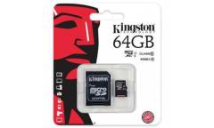 Карта памяти Kingston MicroSDXC 64GB Class 10 Kingston UHS-I (45Mb/s) + adapter