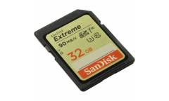 SDHC флэш-накопитель 32GB SanDisk Class10 Extreme 90MB/s V30 UHS-1 U3