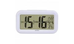 Часы-будильник Perfeo "Snuz", белый, (PF-S2166) время, температура, дата