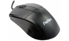 Компьютерная мышь Perfeo Color PF-203-OP-B USB чёрная