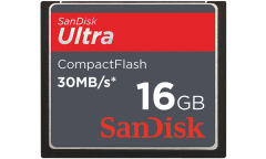 Карта памяти SanDisk CF Ultra (50/30 Mb/s)  16GB