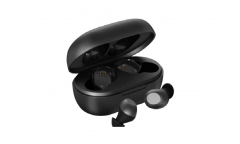 Наушники беспроводные (Bluetooth) Perfeo TWS T-EAR черные автосопряжение