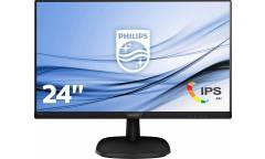 Монитор Philips 23.8" 243V7QDAB (00/01) черный IPS LED 5ms 16:9 DVI HDMI матовая