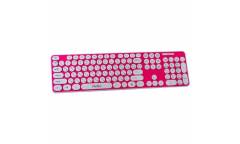 Клавиатура Perfeo Wireless. Circle Keyboard  PF-5502-WL розовая