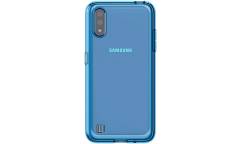 Чехол (клип-кейс) Samsung для Samsung Galaxy M01 araree M cover синий (GP-FPM015KDATR)