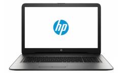 Ноутбук HP 17-y019ur 17.3" HD Gl/ AMD E2-7110/4Gb/SSD 128Gb/AMD Radeon R2 /DVD-RW/ Win10  серый