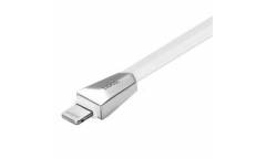 Кабель USB Hoco X4 Zinc Alloy Rhombic Lightning White