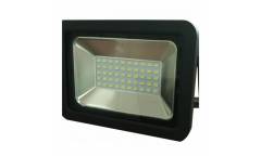 Светодиодный (LED) прожектор FOTON_ SMD - 30W/2700K/IP65 _2550 Лм _серый корпус, теплый белый свет
