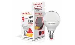 Лампа светодиодная SUPRA_PR_P45-07W/3000/E14 _шар