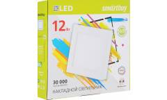 Накладной (LED) светильник Square SDL Smartbuy-12w/4000K/IP20 _квадрат_160/160x28