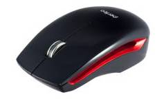 Компьютерная мышь Perfeo Wireless Fashion PF-7061-WOP-B USB черно-красная