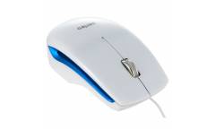 Компьютерная мышь Perfeo Fashion PF-3108-OP-W USB бело-синяя