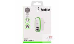 СЗУ Belkin 2-USB 2,1A (America) White Original
