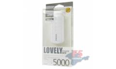 Внешний аккумулятор Proda Lovely PPL-2 5000mAh (white)