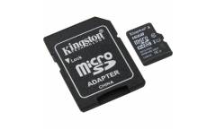 MicroSDHC флэш-накопитель 16GB Class 10 Kingston Canvas Select UHS-I (80/10MB/s) + adapter