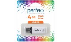 USB флэш-накопитель 4GB Perfeo C13 белый USB2.0