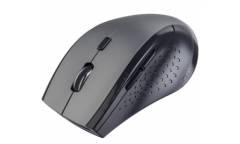mouse Perfeo Wireless "DAILY", 6 кн, DPI 800-1600, USB, серый металик