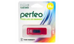 USB флэш-накопитель 64GB Perfeo S04 красный USB2.0