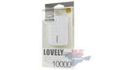 Внешний аккумулятор Proda Lovely 10000mAh (white)