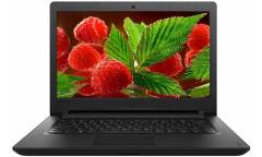 Ноутбук Lenovo IP110−14IBR 14"  HD Gl/ CMD−N3060/4/500GB /HD Graphics /noDVD/Lin Black