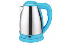 Чайник электрический IRIT IR-1337 металл, цветной пластик голубой 1500Вт 1,8л