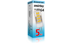 Светодиодная (LED) Лампа Smartbuy-G4220V-5W/4000/G4