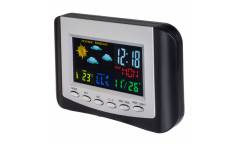 Часы-метеостанция Perfeo "Сolor", (PF-S3332CS) цветной экран, время, температура, влажност