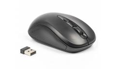 mouse Perfeo Wireless "NO NAME-1", 3 кн, 1600DPI, USB, чёрная, BULK