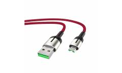 Кабель USB Hoco U68 Micro 4A Gusto flash charging data cable Red